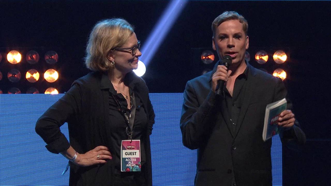 Tubecon 2016/ Paula Risikko lavalla