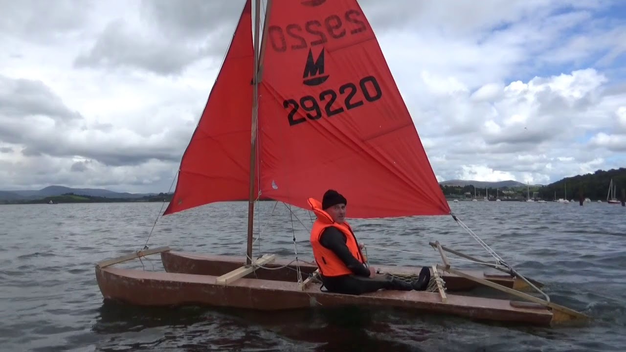 LAUNCH!! Homemade Plywood Catamaran Meets The Sea..