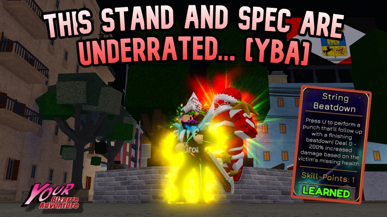 [YBA] This Stand and Spec are UNDERRATED....