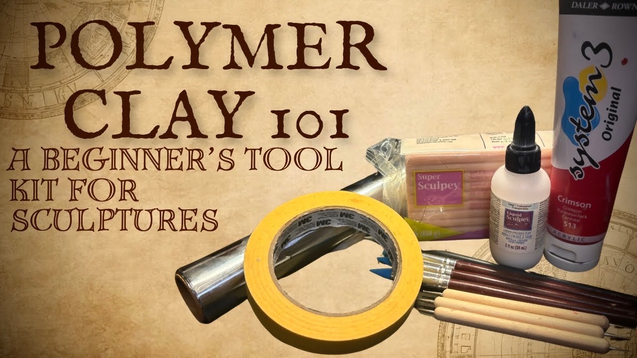 Polymer Clay Sculpting for Beginners - How to Get Started with Polymer Clay - A Beginners Guide 