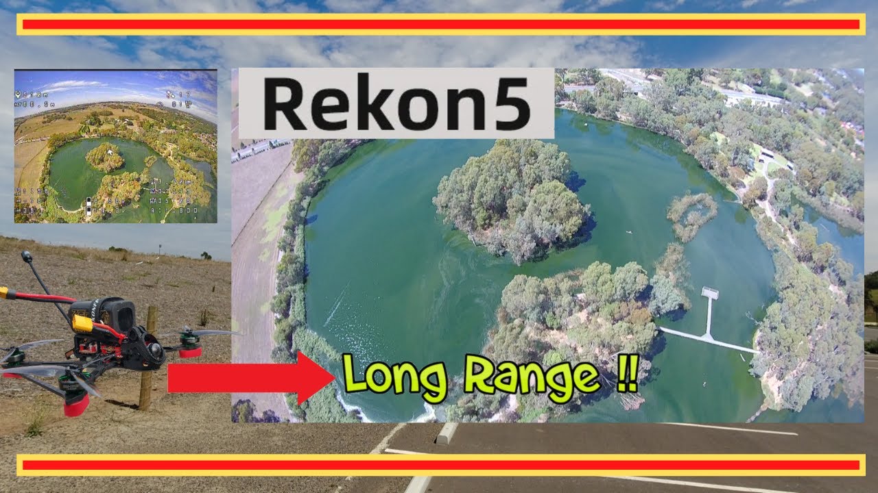 HGLRC Rekon 5 - FireFly HD /  4S 1500mAh Flight Time 🏆