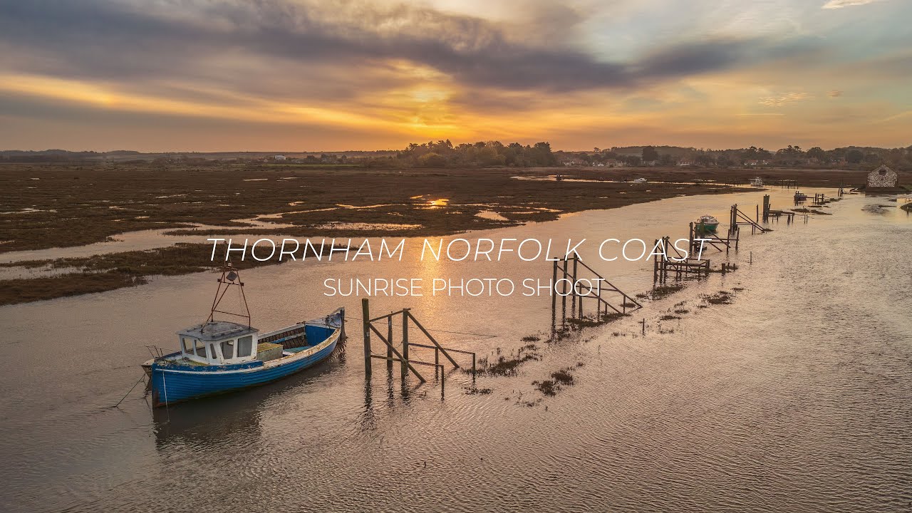 Thornham Norfolk Sunrise Photo Shoot.