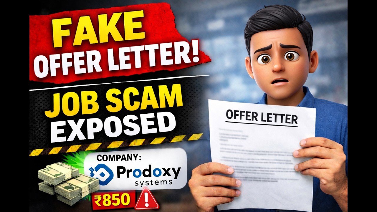 🚨 Fake Job Offer Letter Scam Exposed | Prodoxy Systems | Don’t Pay Any Fees