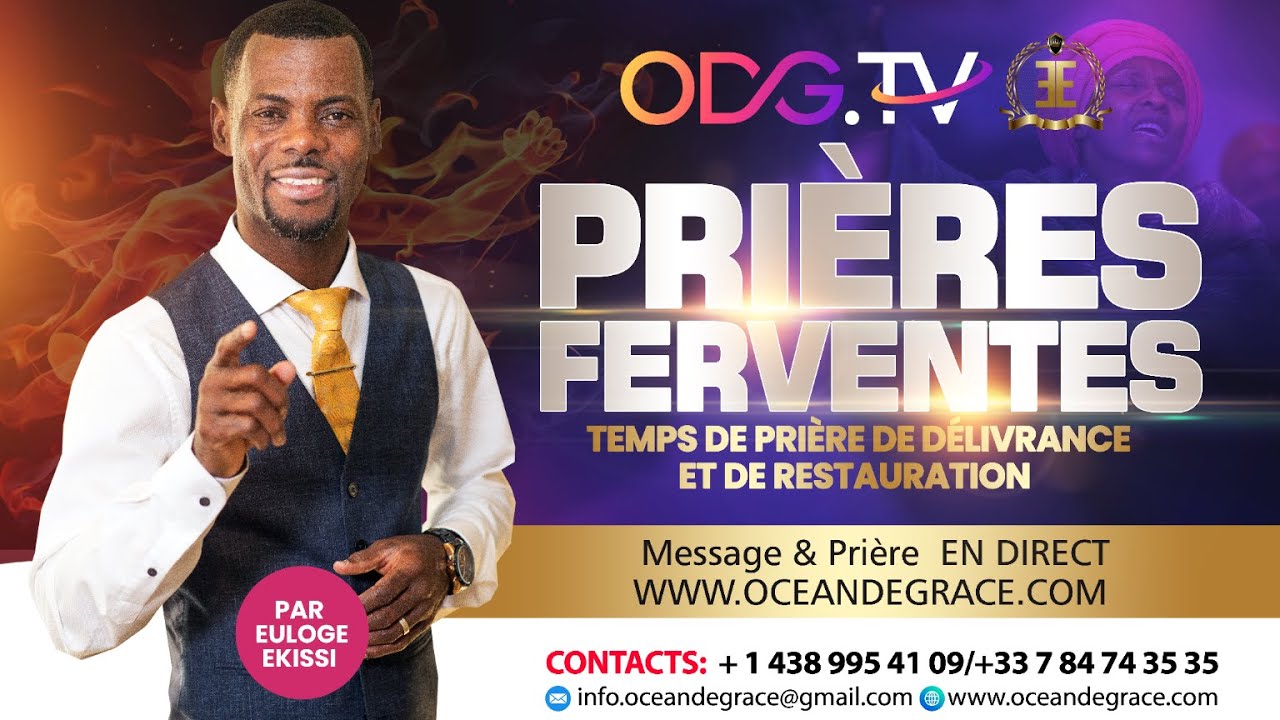 TEMPS DE PRIÈRE || OUVRE MES PORTES FERMÉES, SEIGNEUR||ODGTV-EULOGE EKISSI