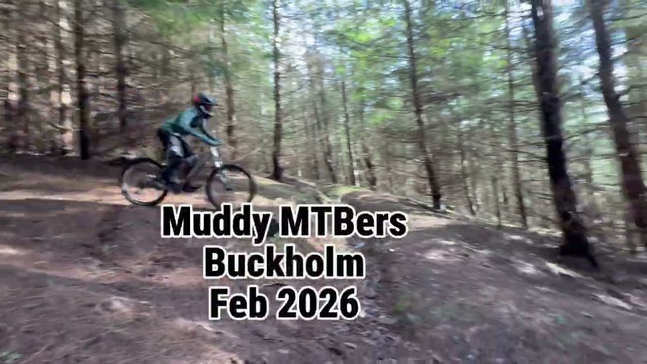 Insanely Muddy MTB-ing at Buckholm trails