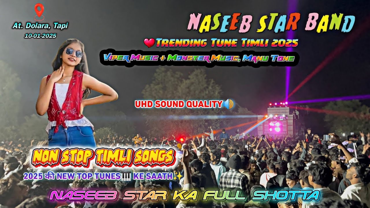 Naseeb Star Band Nonstop Timli 2025 ❤| New Adivasi Timli Song | Viper Music + New Tone at dolara