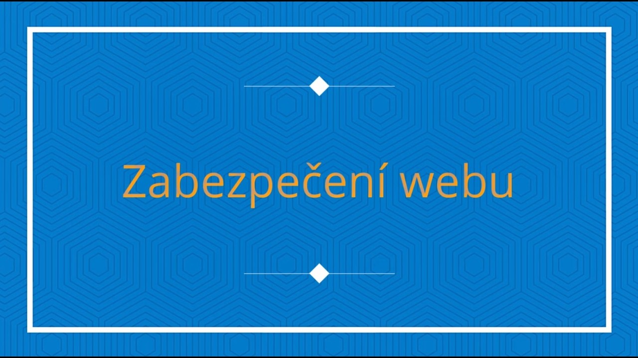 5/15 Zabezpečení Wordpress webu