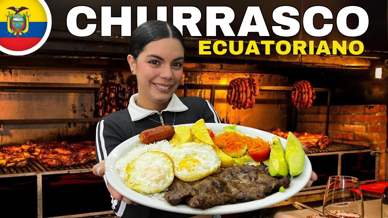 Así es el FAMOSO CHURRASCO ecuatoriano 🇪🇨 l Comida típica ecuatoriana en Quito - Geleocos