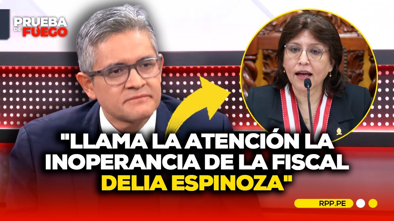 José Domingo Pérez considera que Juan Fernández Jerí sea retirado de la ANC #PDFRPP | ENTREVISTA