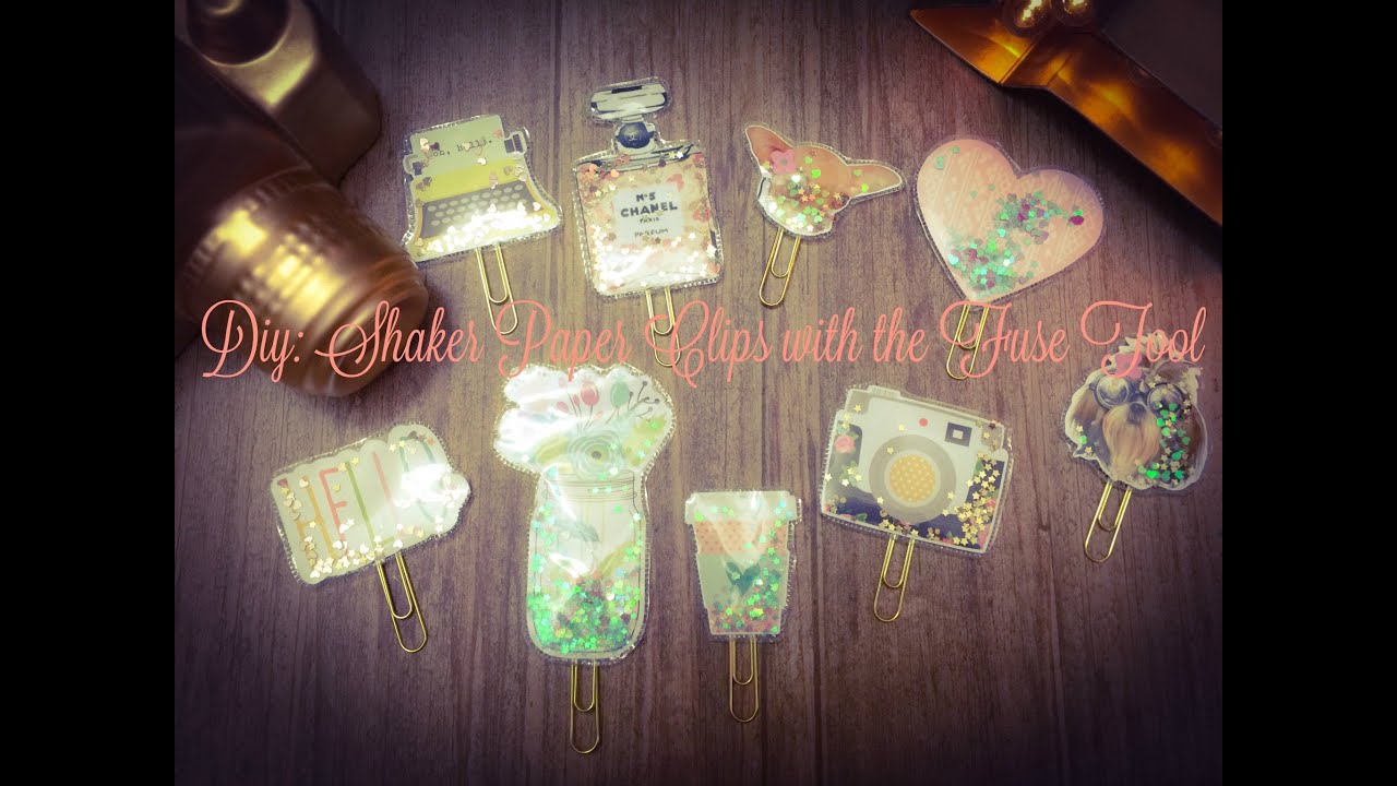 DIY: Shaker Paper Clips with the Fuse Tool!!