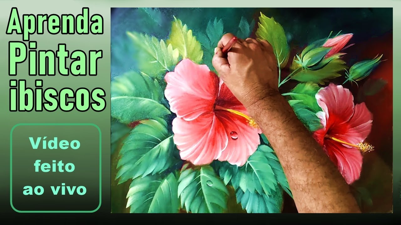 Como pintar ibisco