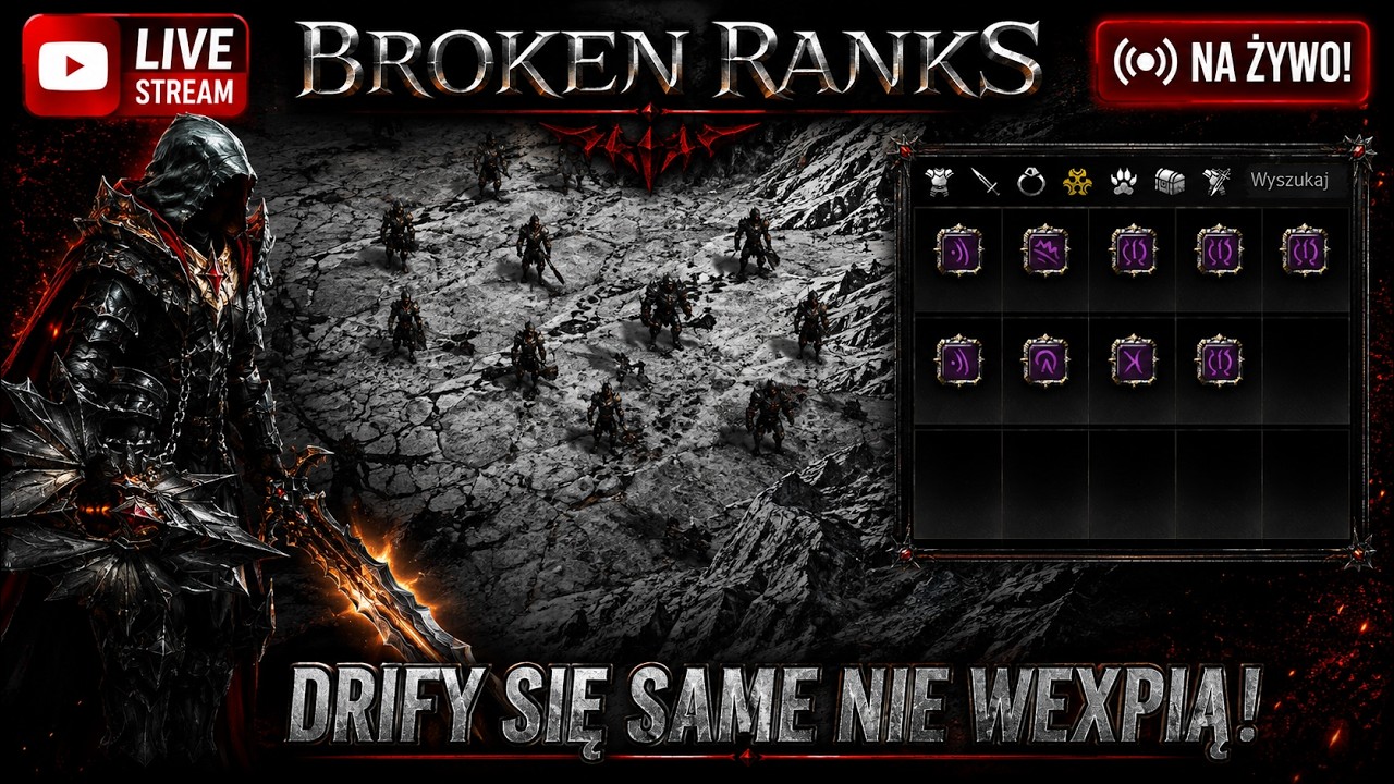 🔥 BROKEN RANKS LIVE | TARUL BITY PRZEZ MIESIĄC! 60x ⚔️
