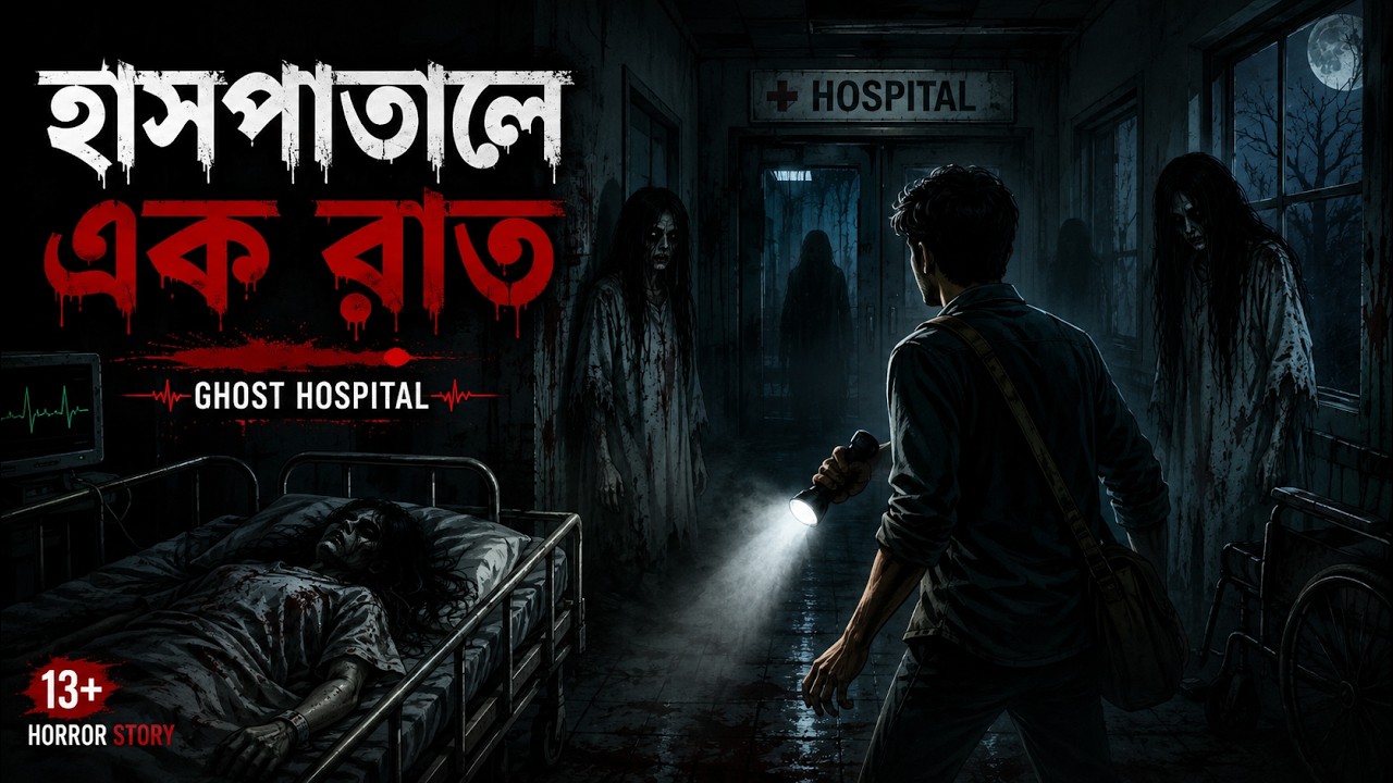হাসপাতালে এক রাত 😨 | মাঝরাতে যা ঘটেছিল! | Bangla Horror Cartoon