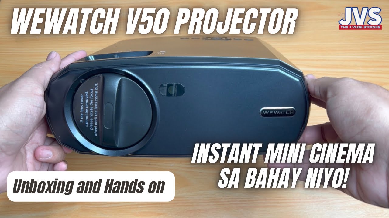 WeWatch V50 UNBOXING AND HAND ON - SULIT NA PROJECTOR PARA SA INYONG MOVIE MARATHON!