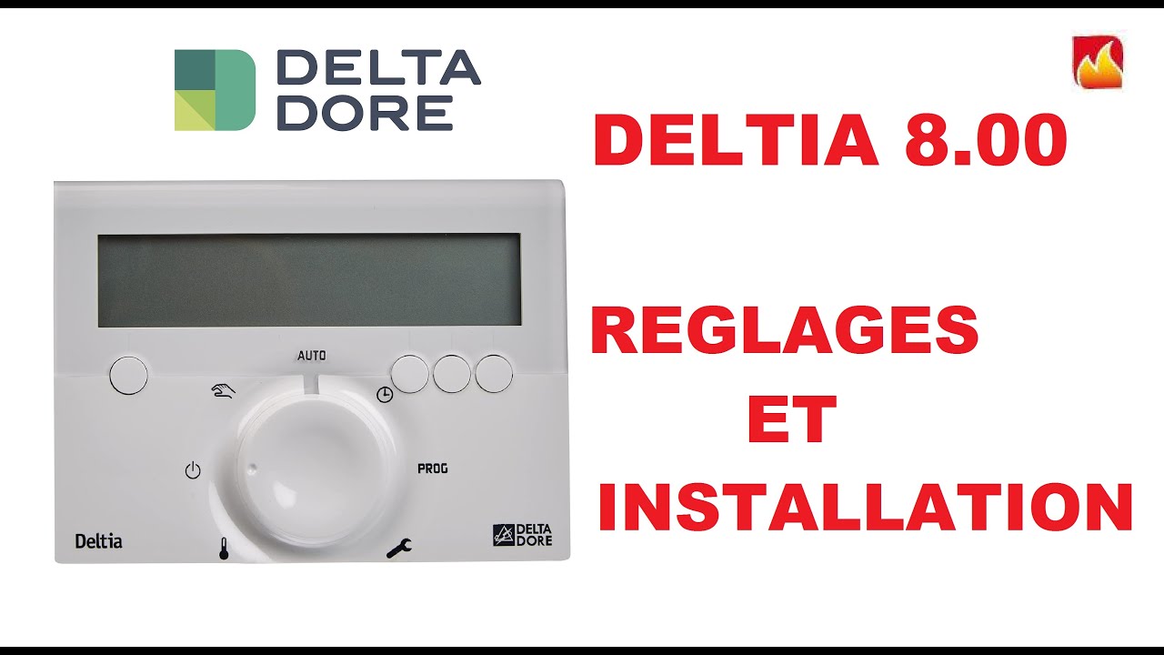 Comment brancher et programmer un thermostat d'ambiance Delta dore : le Deltia 8.00 ?