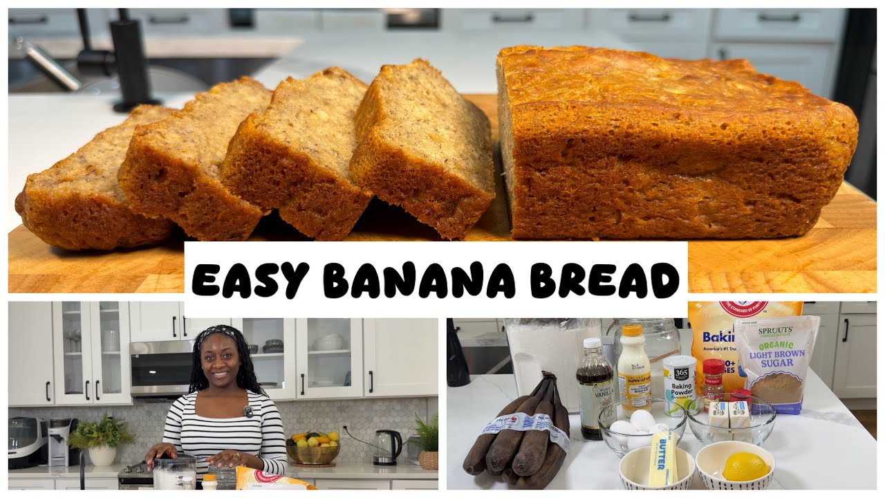 Easy Banana Bread Recipe | Moist & Delicious (Step-by-Step)