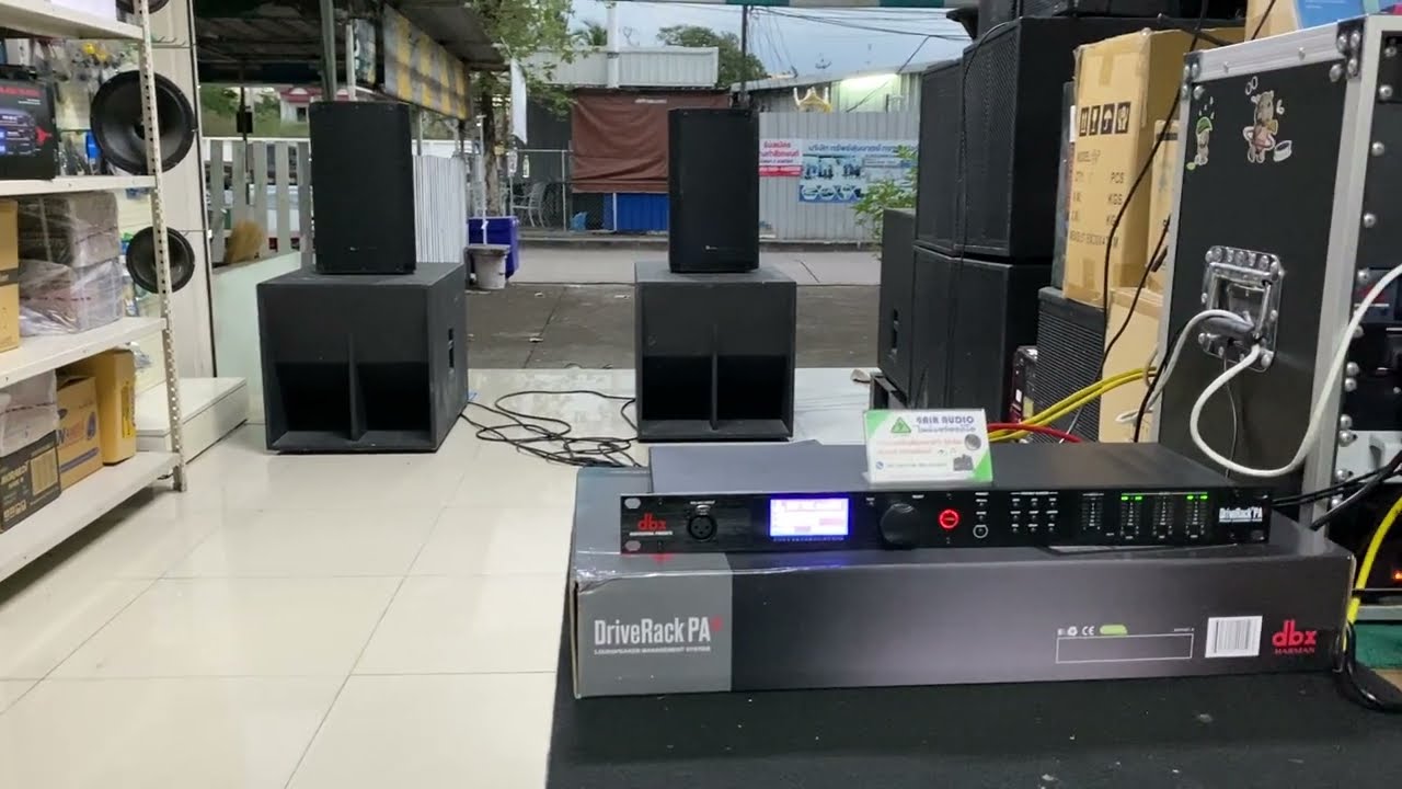 ตั้งค่า dbx Driverack PA2 จัดส่งลูกค้า อ.ตะกั่วป่า จ.พังงา