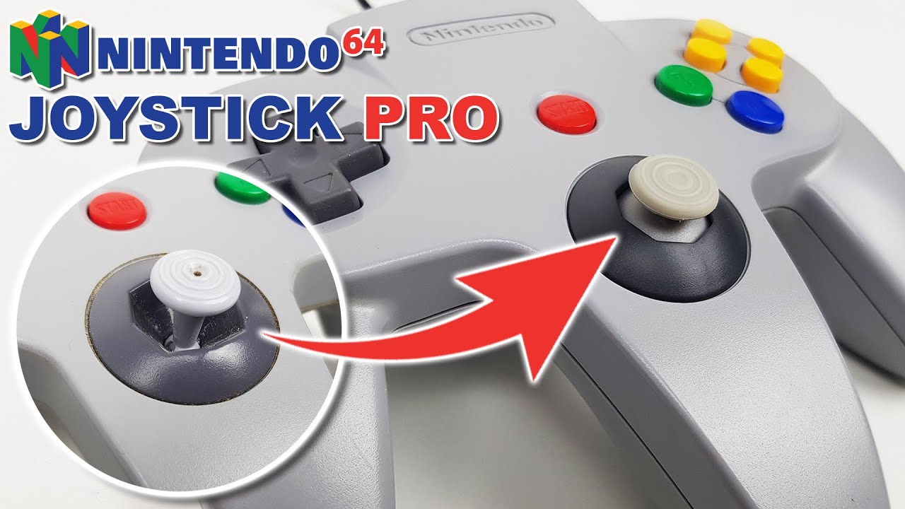 COMO CAMBIAR (Y MEJORAR) EL JOYSTICK DEL MANDO DE LA NINTENDO 64 // N64 GAMECUBE STYLE JOYSTICK