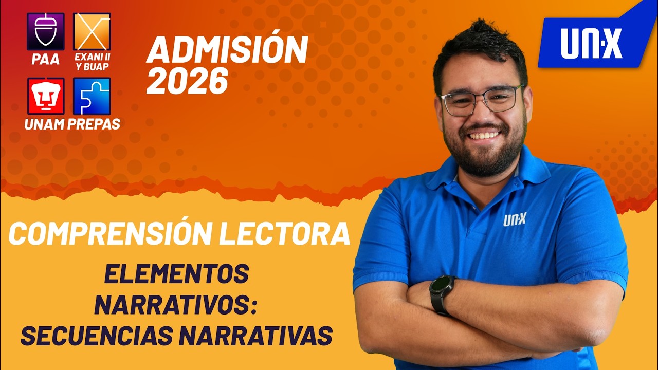 CLASE 22B - ELEMENTOS NARRATIVOS: SECUENCIAS NARRATIVAS - COMPRENSIÓN LECTORA || LITERATURA