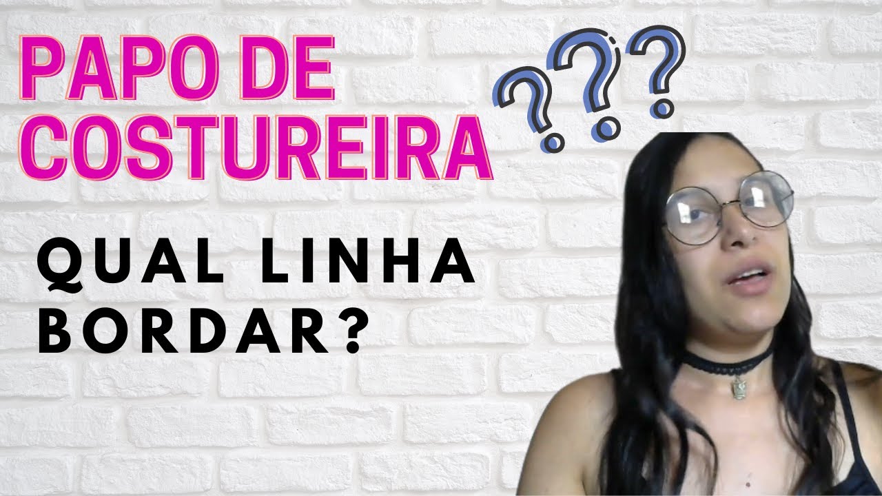 A melhor linha para bordar na maquina domestica | Papo de costureira