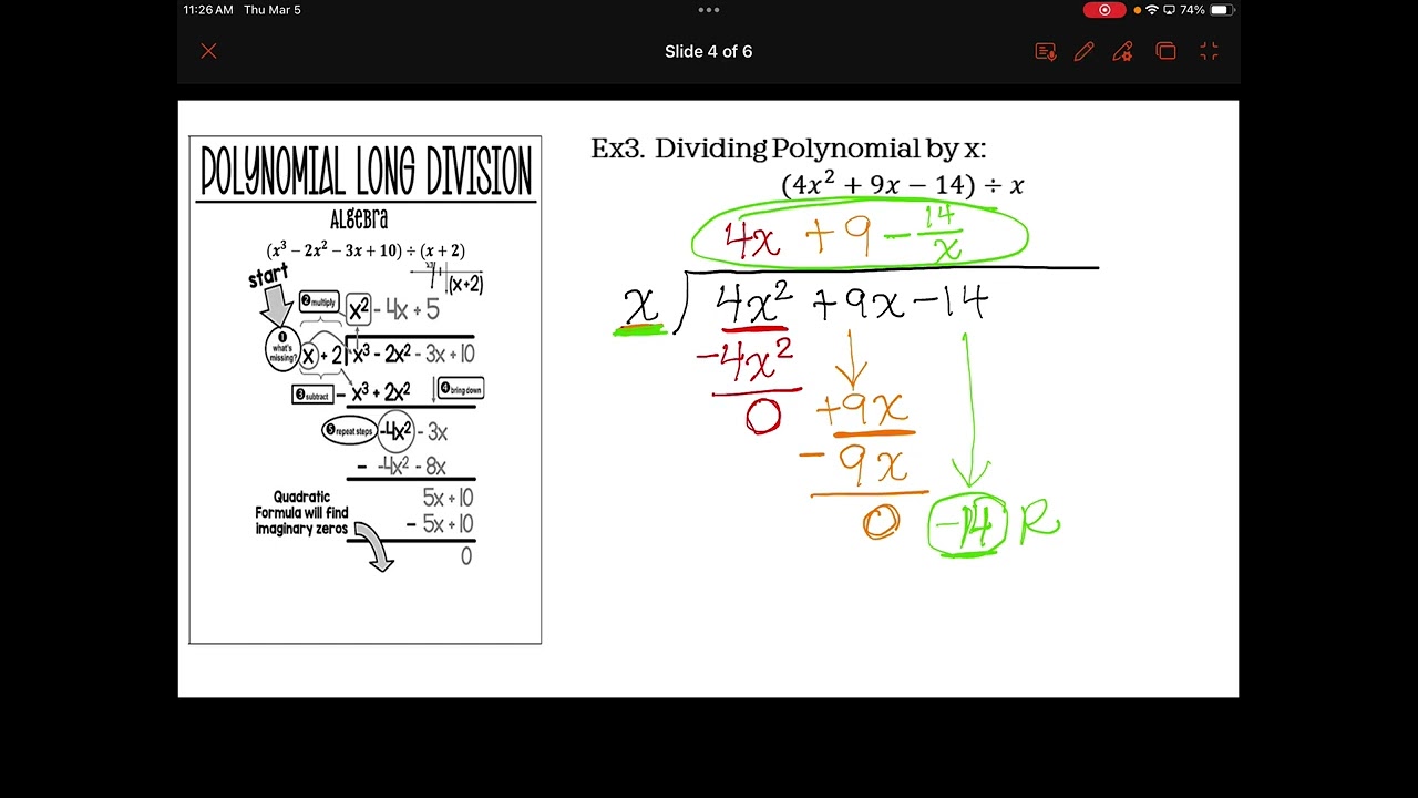 HonAlg: divide polynomials (unit9)