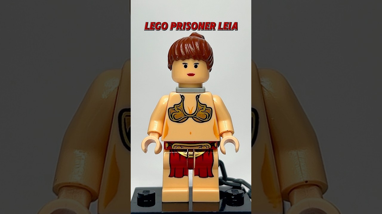 Building RARE LEGO Princess Leia Minifigure - (Star Wars: Return of The Jedi) #lego #legos #shorts