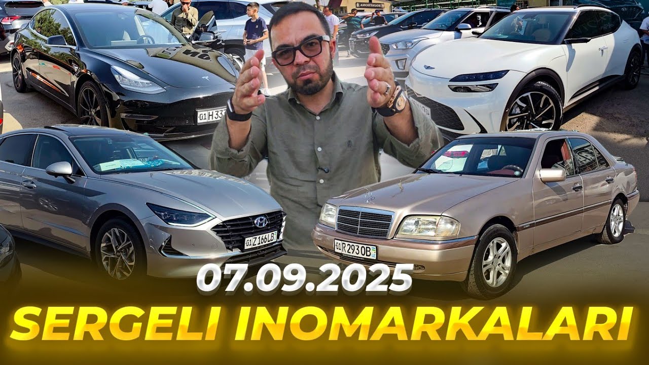 Sergeli inomarkalari 07.09.2025 inomarka haydadan yangisi 