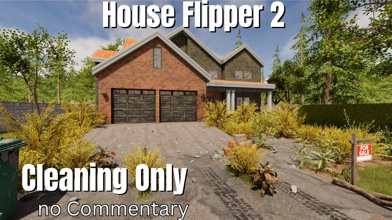House Flipper 2 | Full Cleanup of Community Farmhouse (Relaxing No Commentary)