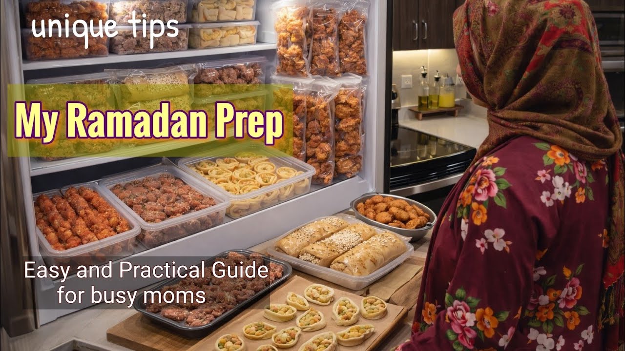 My Ramadan 2026 Meal Prep | Unique Tips for a Stress-Free Ramadan | Freeze-Ahead Recipes for kids