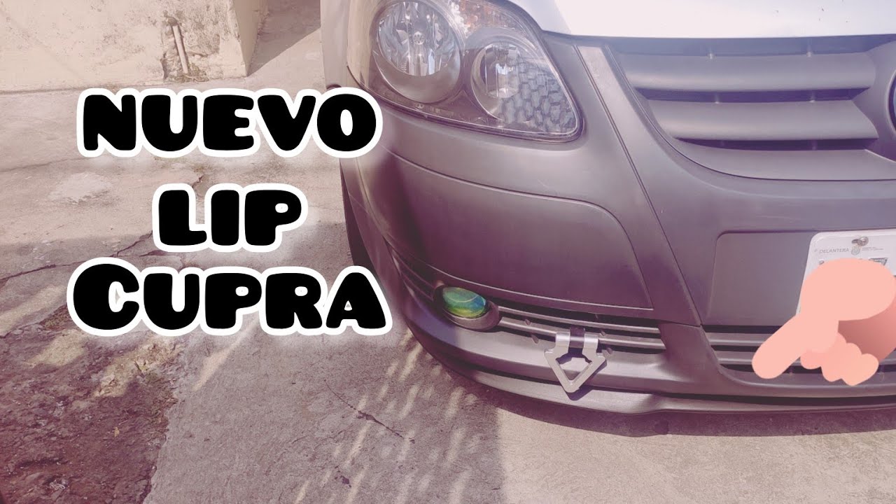 Lip tipo Cupra para el LUPO / proyecto vw lupo