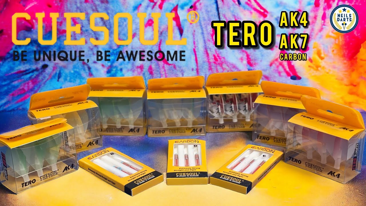 Cuesoul Carbon AK7 Stems and TERO AK4 Flights