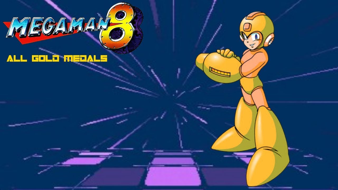Mega Man 8 Challenges - All Gold Medals