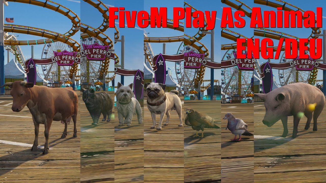 FiveM Play as Animal ENG/DEU