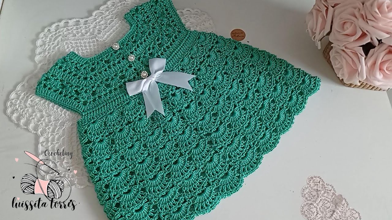 ¡¡¡Guau!!! ¡Muy fácil! Cómo tejer un Vestido HERMOSO/paso a paso TUTORIAL #crocheting #tejido