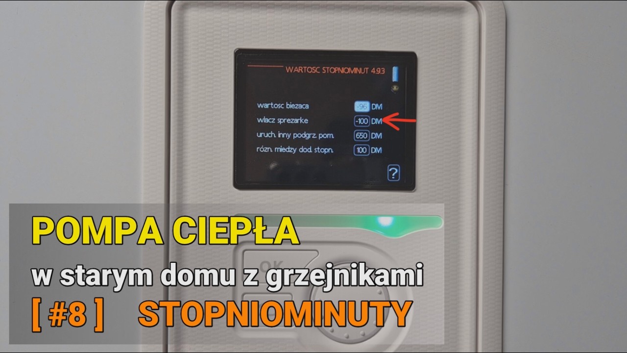 Pompa ciepła w starym domu z grzejnikami #8: stopniominuty