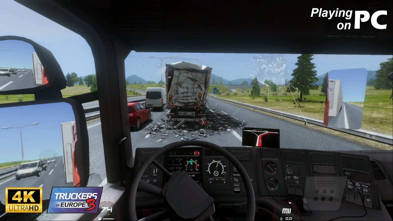 Near Miss Crash! 🚨 Scania 100–0 Emergency Braking | Nuremberg to Lech Vegetable Delivery