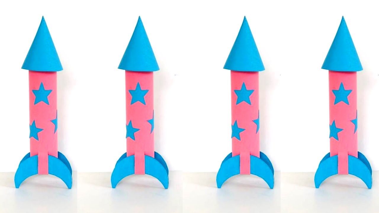 Diy Paper Craft rocket making for kids | DIY paper crafts | Paper toys | How to make Paper Rocket