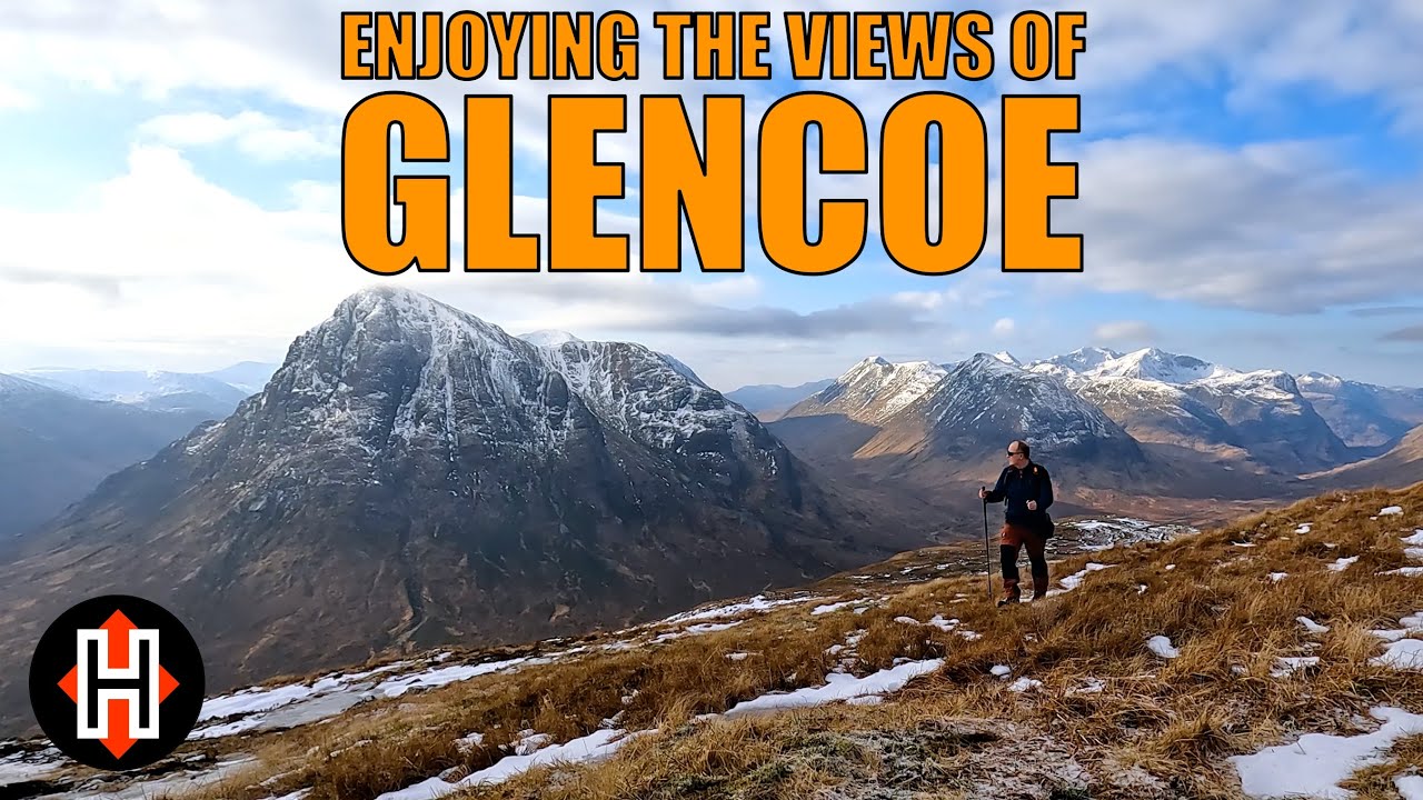 A Winter Hike in Glencoe | Spectacular View of Buachaille Etive Mòr | Beinn a'Chrulaiste | Hiking