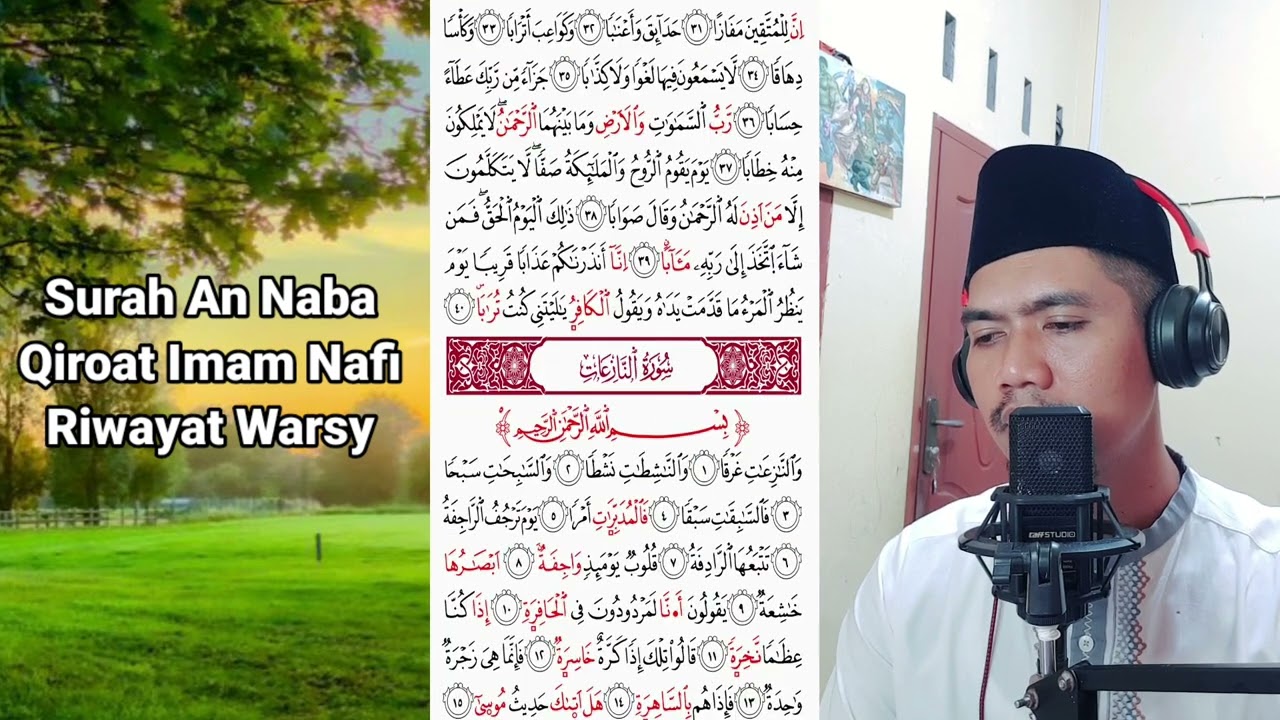 Qiraat Imam Warsy An Nafi Surat An Naba