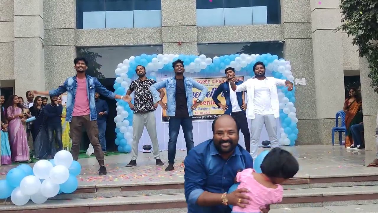 Vaagdevi college MBA Farewell party 2k22 seniors dance performance ! Hanamkonda