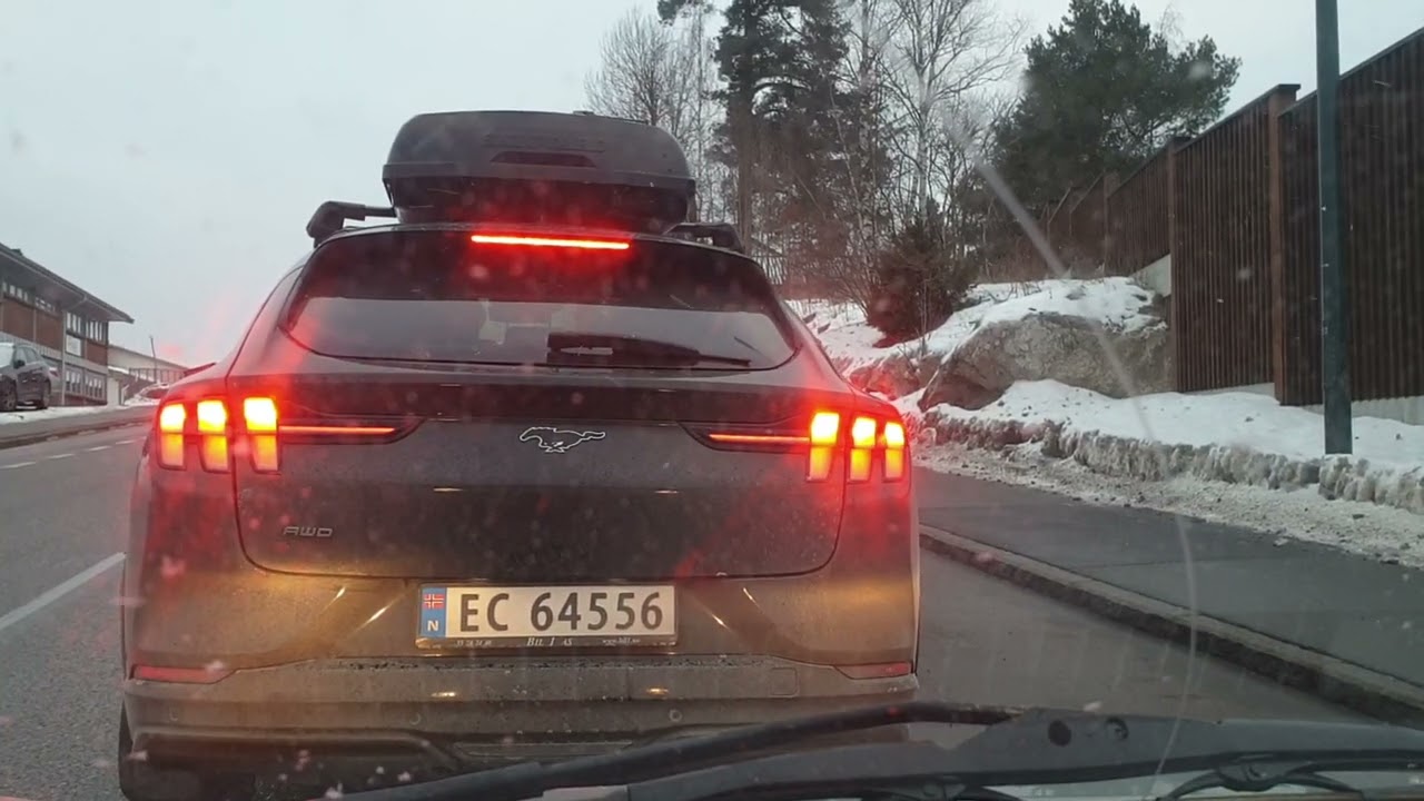 Oslo dan Langhus e yolculuk iş arkadaşıma ziyaret 