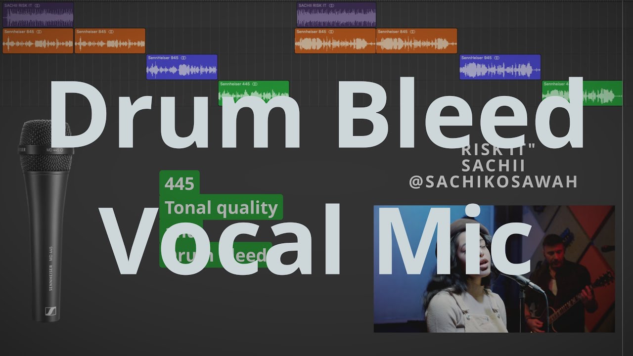 Drum Bleed Vocal Mic  (Best with headphones)