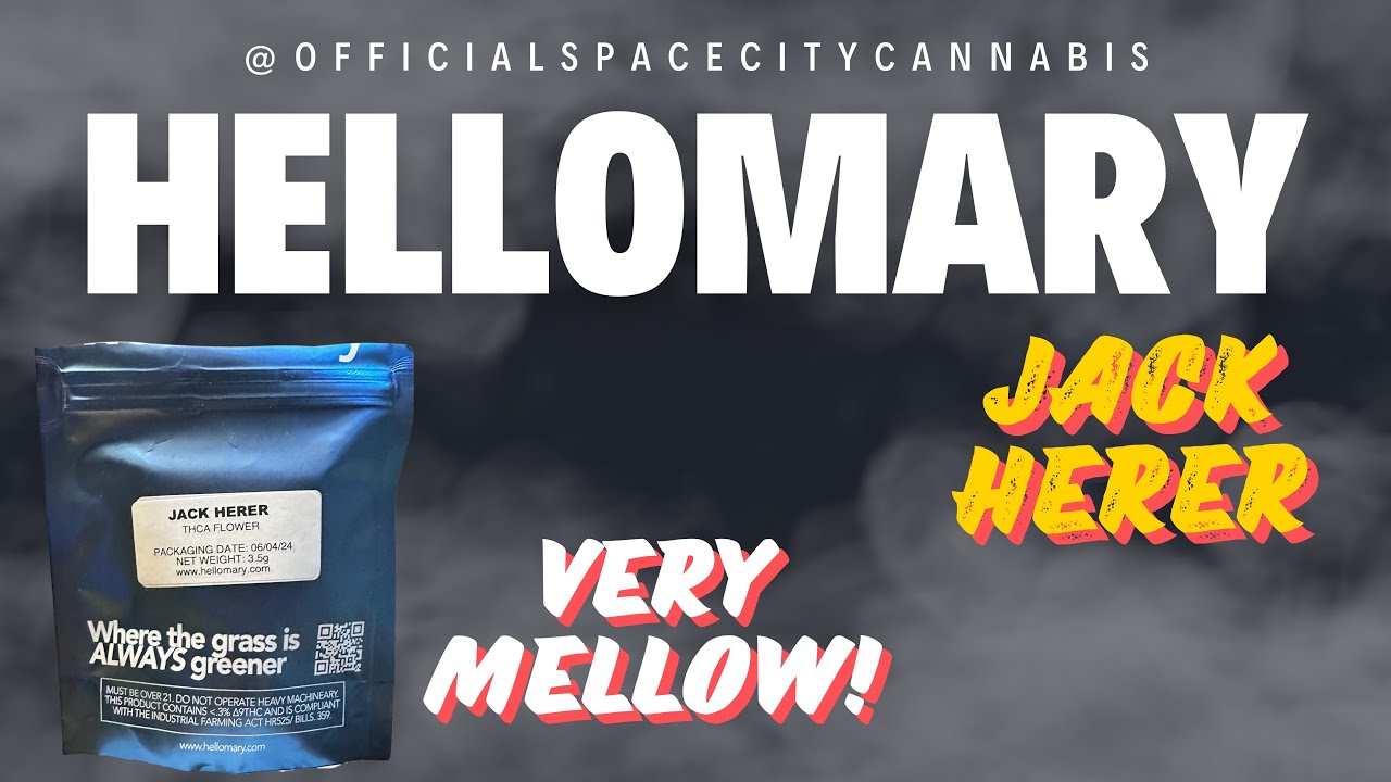 HELLOMARY THCA Review: Jack Herer (🌲🐱😌) Nice And Relaxing!