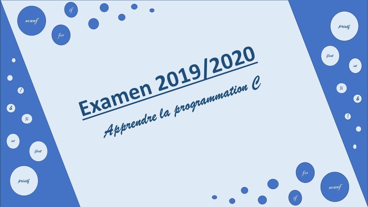 Examen 2019_2020 Programmation C