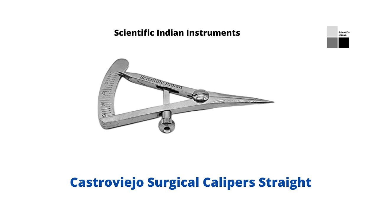 Castroviejo Calipers Straight I Scientific Indian I Ophthalmic instrument