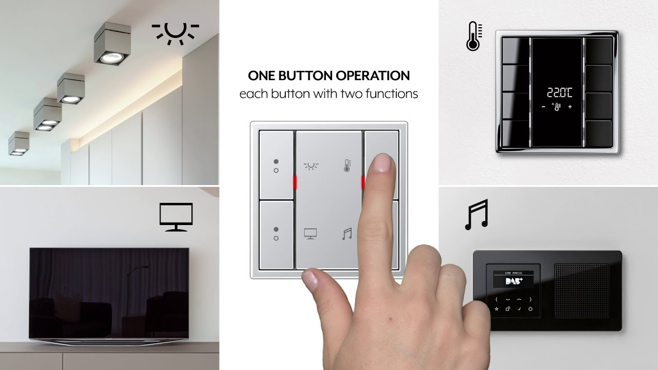 JUNG KNX push-button modules F 50
