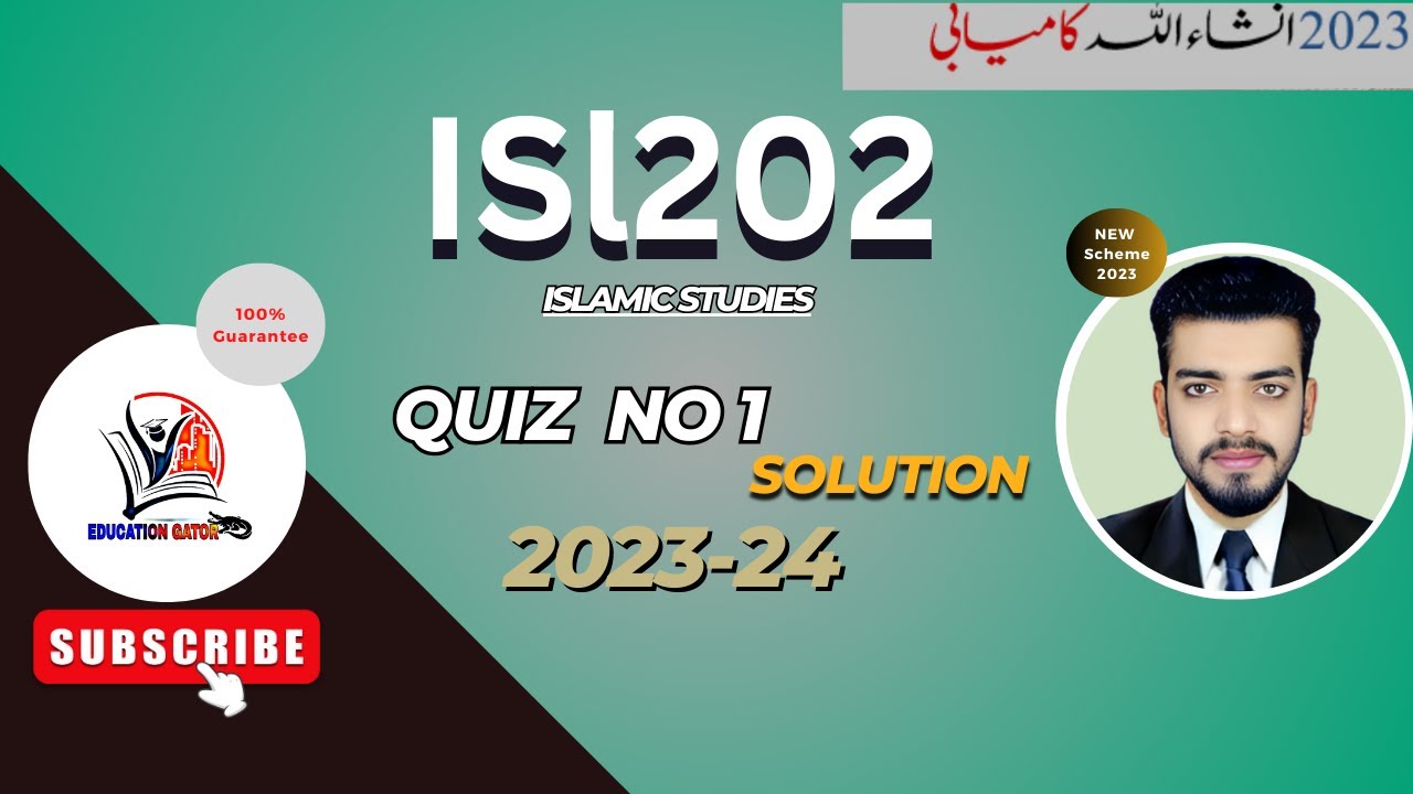 Isl202 Quiz no 1 spring 2023-24 | Isl202 Quiz no 1 | Isl202 Quiz 1 Solution 2024