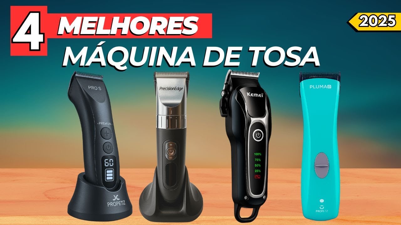 QUAL A MELHOR MÁQUINA DE TOSA ? AS 4 MELHORES MÁQUINA DE TOSAR DE 2025!
