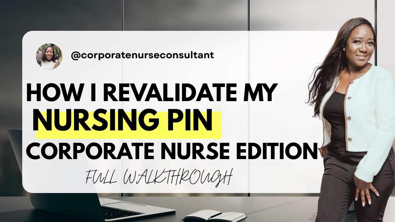 How I Revalidate My NMC Pin as a Corporate Nurse working as Self Employed | Full Walkthrough