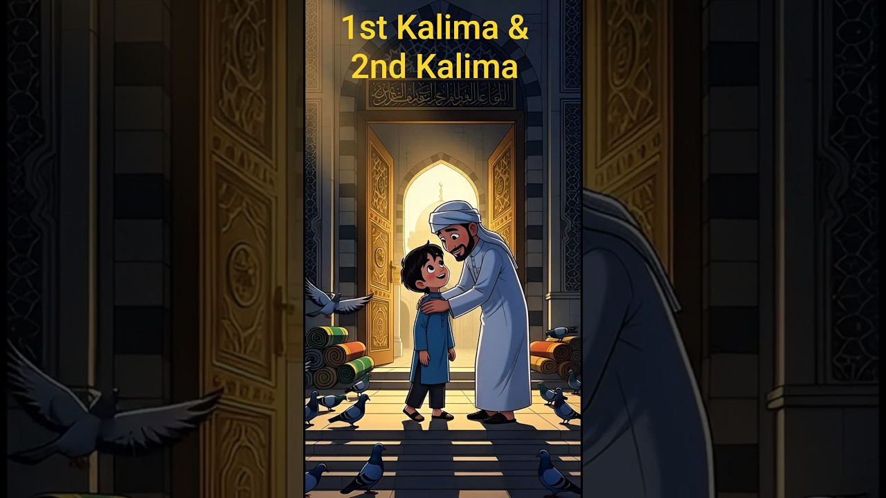 Learn Pehla and Dosra Kalima for Kids ✨📿| Learn First and Second Kalima for Kids | Islamic World 2.0